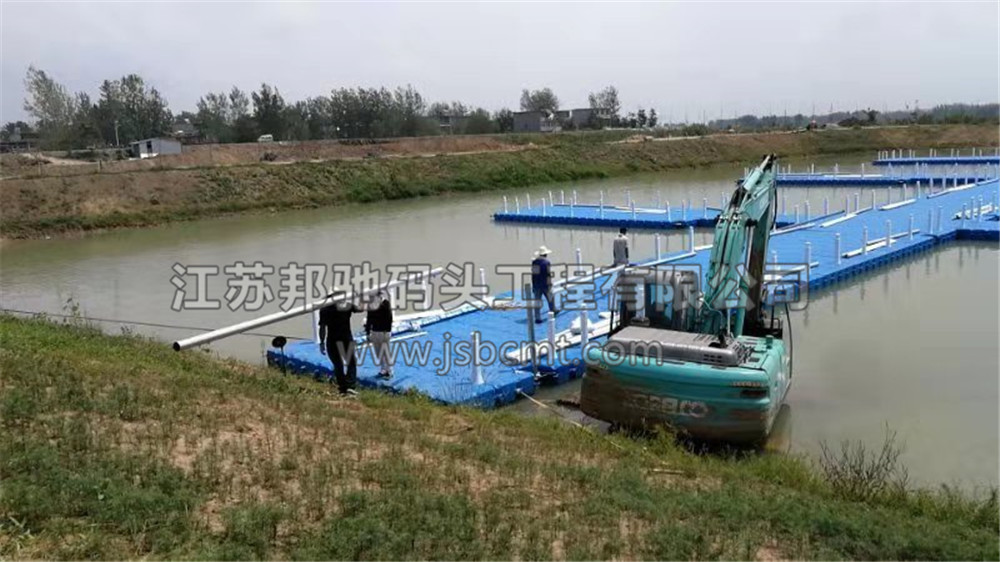  江苏邦驰码头工程有限公司客户案例-安徽亳州加强型大浮筒水上平台14