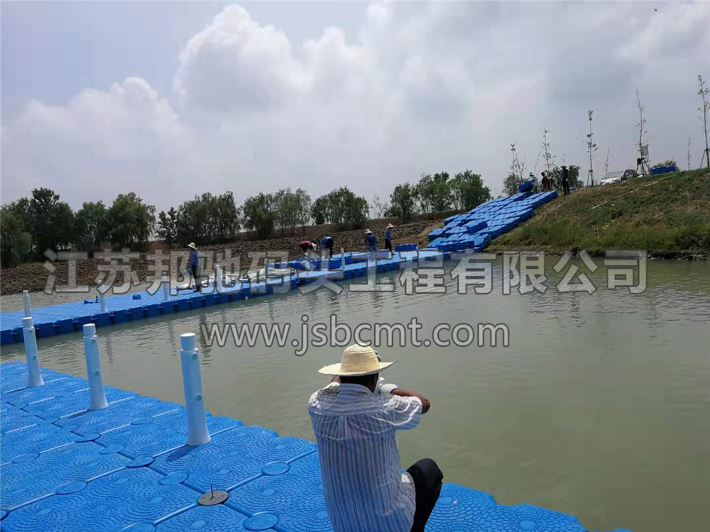 江苏邦驰码头工程有限公司客户案例-安徽亳州加强型大浮筒水上平台18