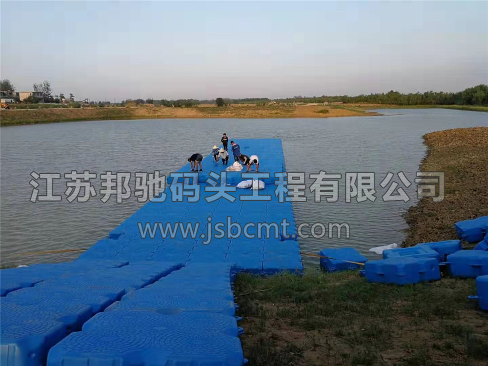  江苏邦驰码头工程有限公司客户案例-安徽亳州加强型大浮筒水上平台13